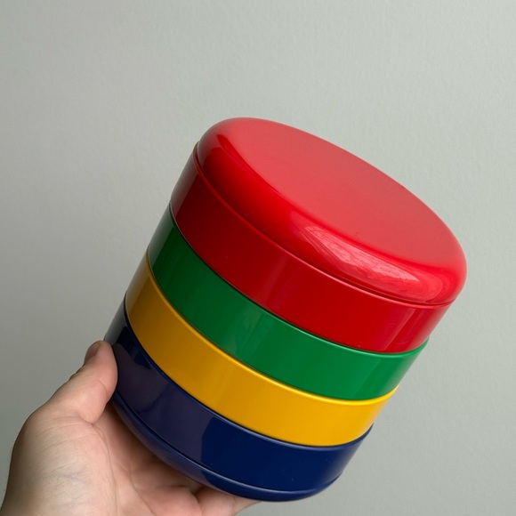 Vintage Italy Rexite MULTIPLOR 900 Primary Colour Rino Pirovano Desk Organizer - Picture 6 of 11